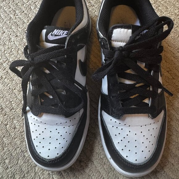 Nike Dunk Low Panda Black White 4.5Y GS Youth / Women’s 6 - Picture 3 of 5